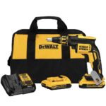 Parafusadeira Drywall 1/4Pol. 20V Max Brushless com 2 Baterias 2,0Ah Carregador 127V e Bolsa DEWALT-DCF620D2
