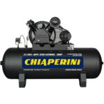 Compressor de Ar 20 Pés 250L 5HP 175 PSI 220/380V - Trifásico CHIAPERINI-690