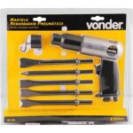 Martelete Rebarbador Pneumático 3/8"(10mm) + 5 acessórios MR190 Vonder - Imagem 4
