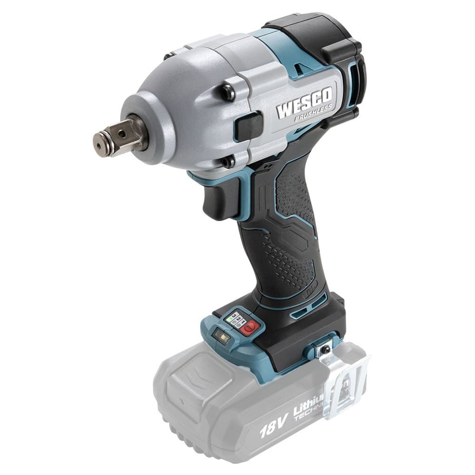 36827512-1600-1600 Chave de Impacto 1/2" 18V 350Nm sem Bateria WS2407.9 Wesco - Imagem 1
